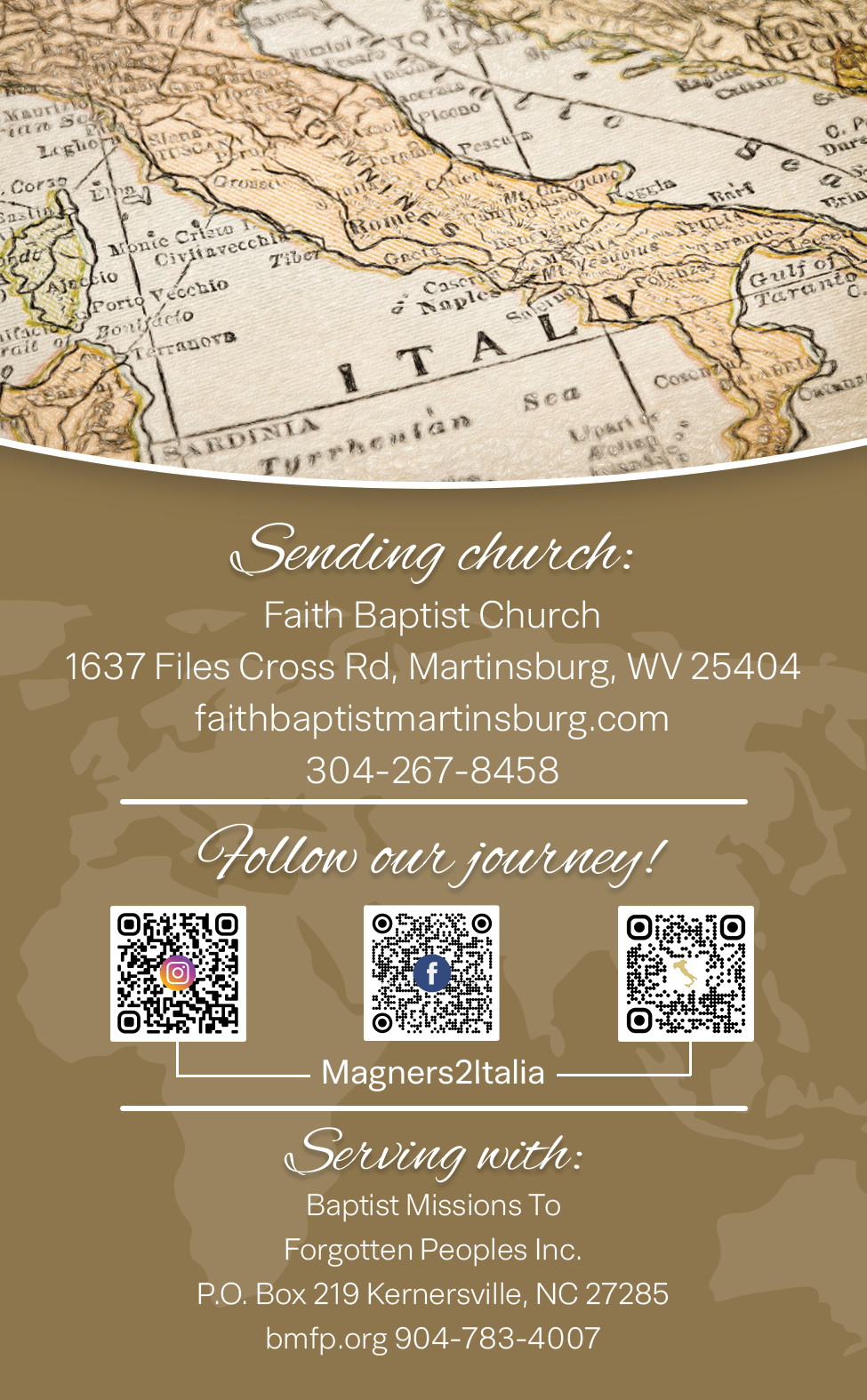 Magner's Prayer Card. Backpng Magner's Prayer Card. Backpng